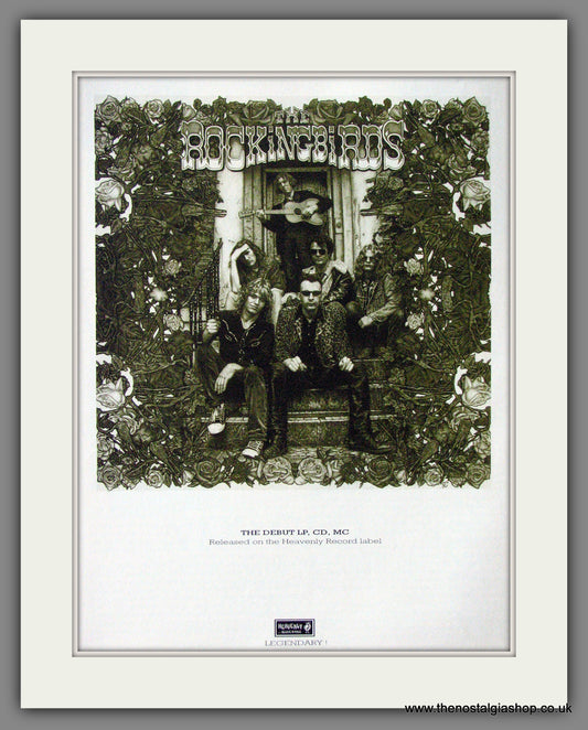 Rockingbirds. Debut Album. 1992 Original Advert (ref AD53782)