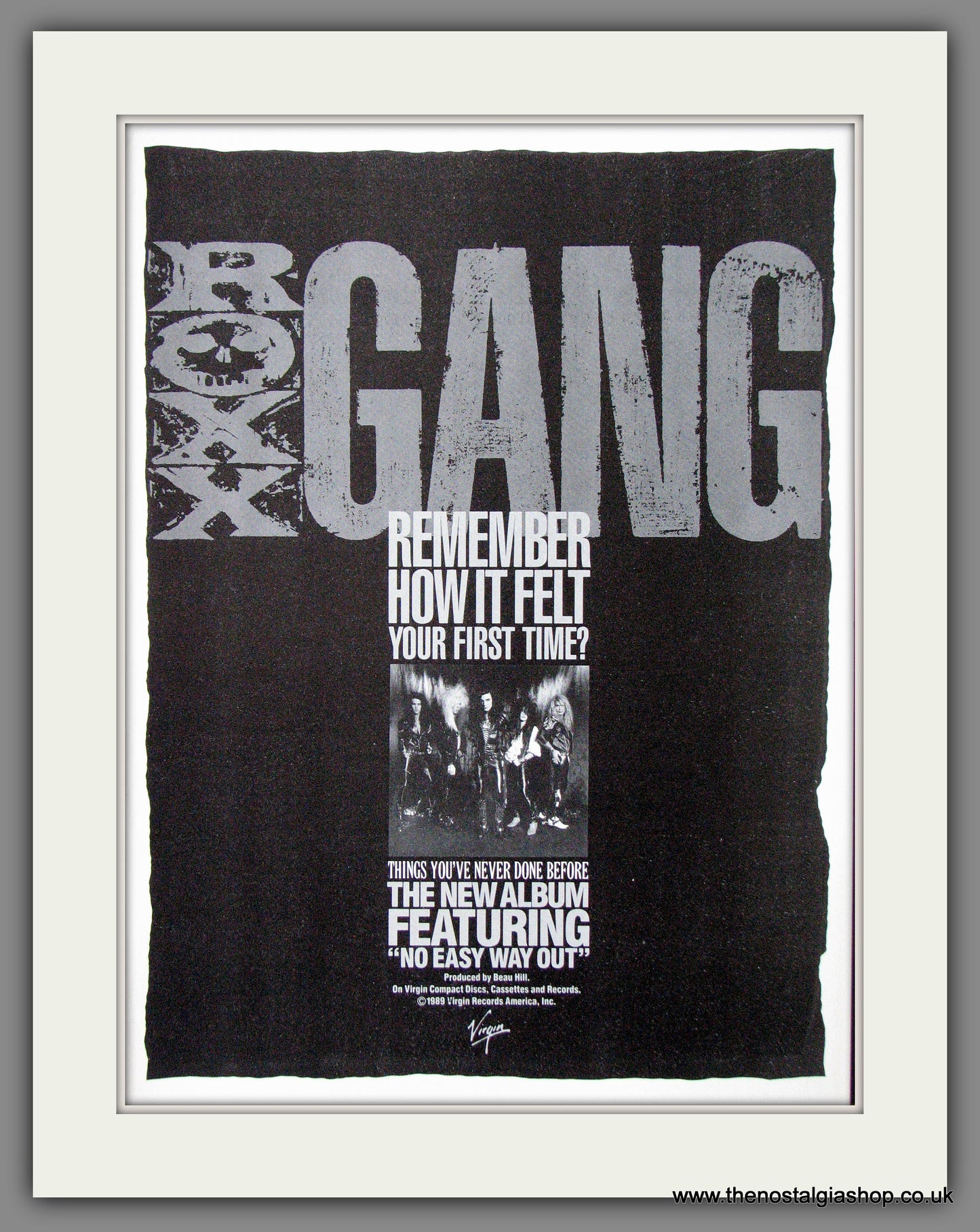 Roxx Gang. Things You've Never Done Before. 1989 Original Advert (ref AD53810)