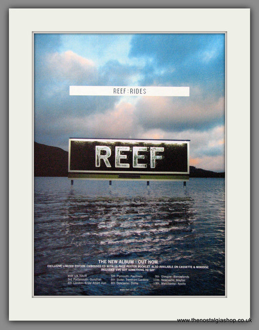 Reef. Rides. 1999 Original Advert (ref AD54417)