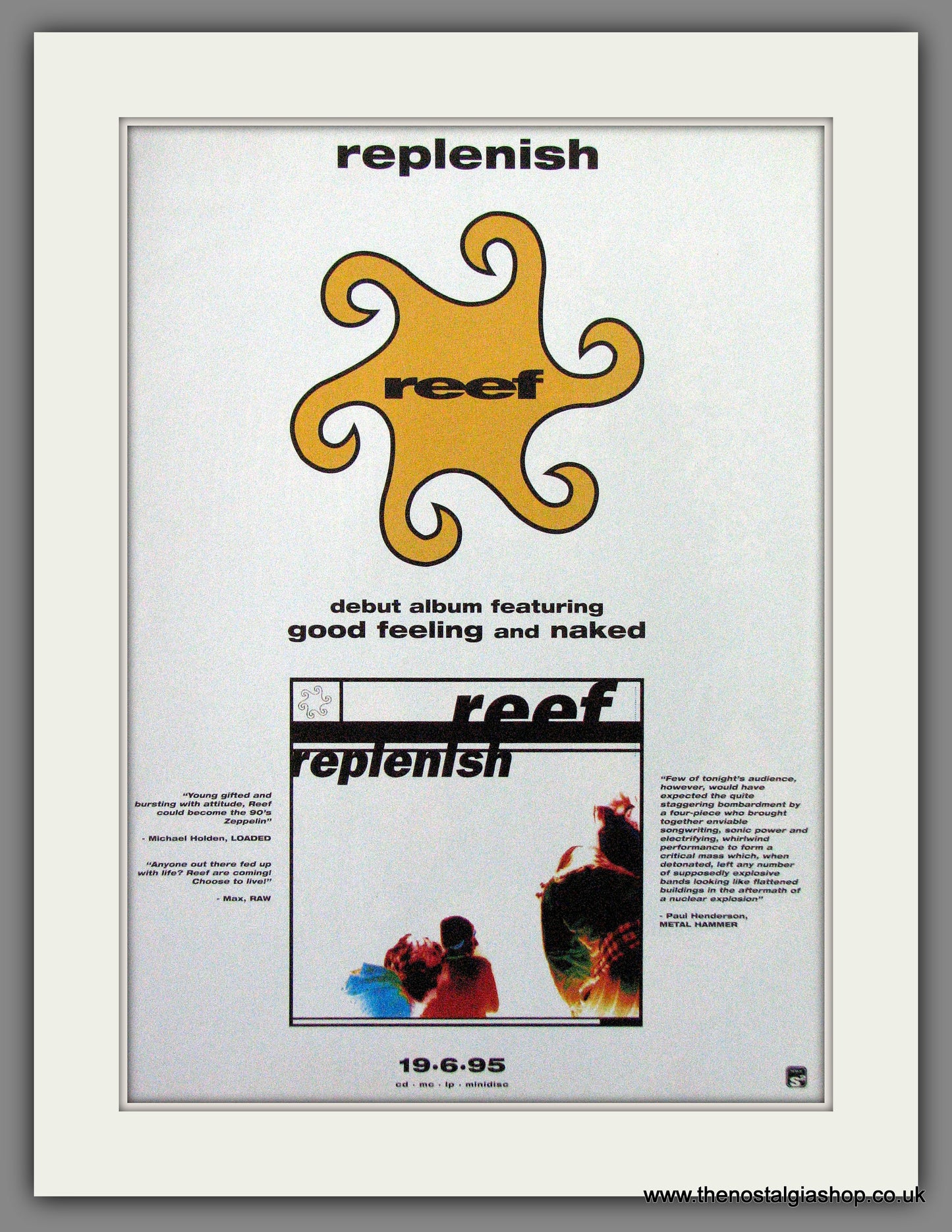 Reef. Replenish. 1995 Original Advert (ref AD54418)