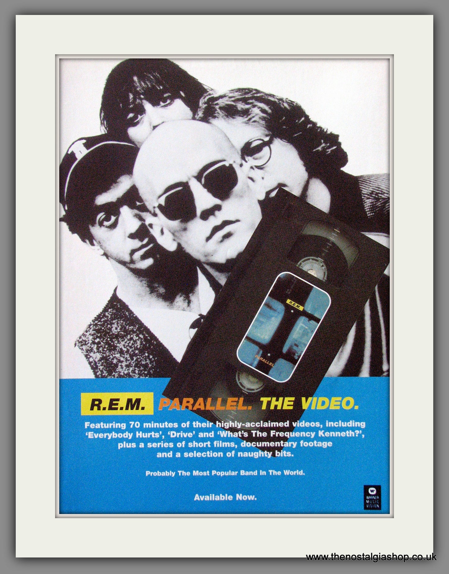 R.E.M. Parallel. 1995 Original Advert (ref AD54427)