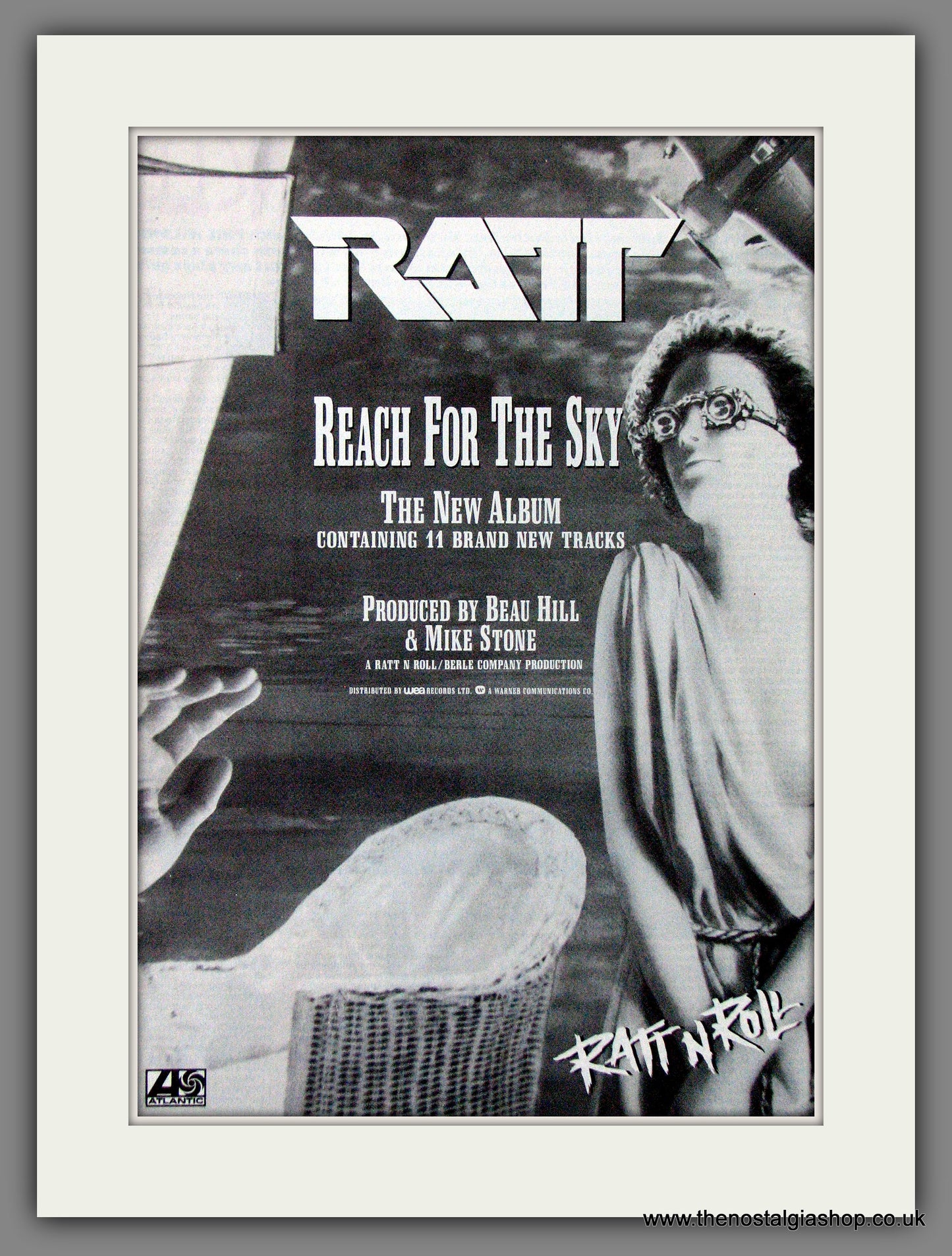 Ratt, Reach For The Sky. 1988 Original Advert (ref AD54436)