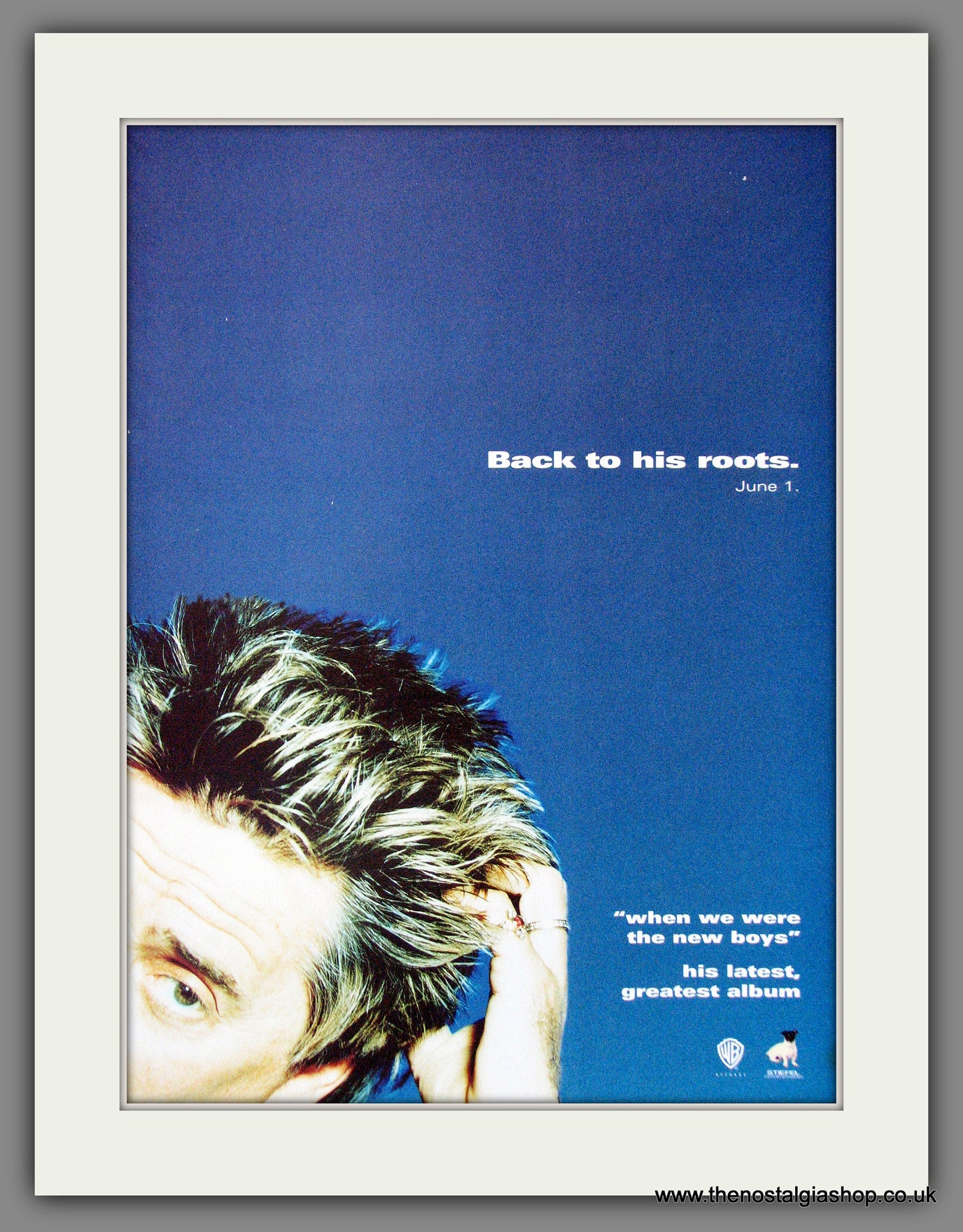 Rod Stewart, Back To His Roots. 1998 Original Advert (ref AD54456)