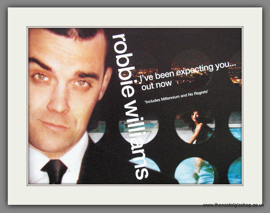 Robbie Williams, I've Been Expecting You. 1998 Original Advert (ref AD54523)