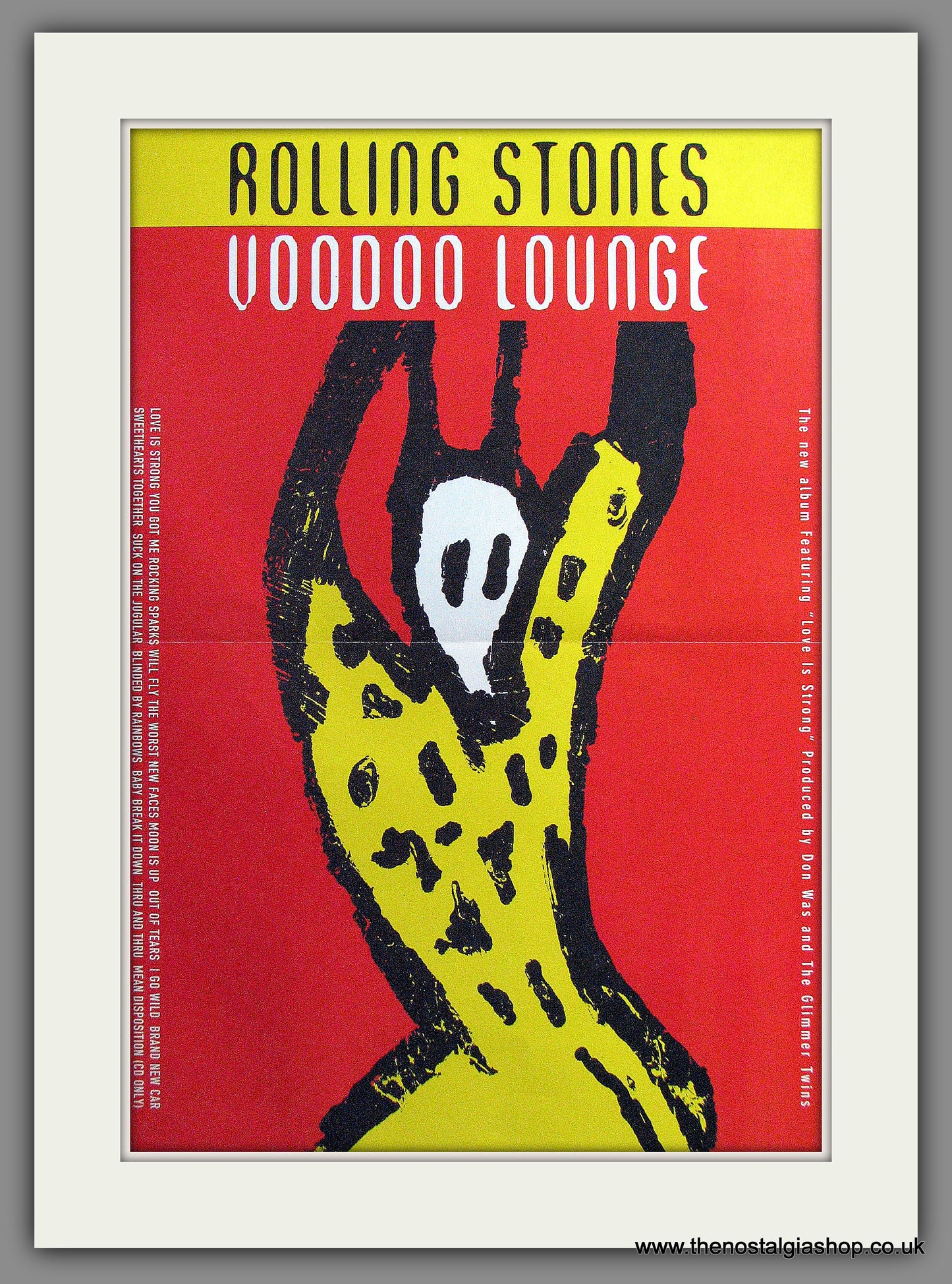 Rolling Stones, Voodoo Lounge. 1994 Original Advert (ref AD54561)