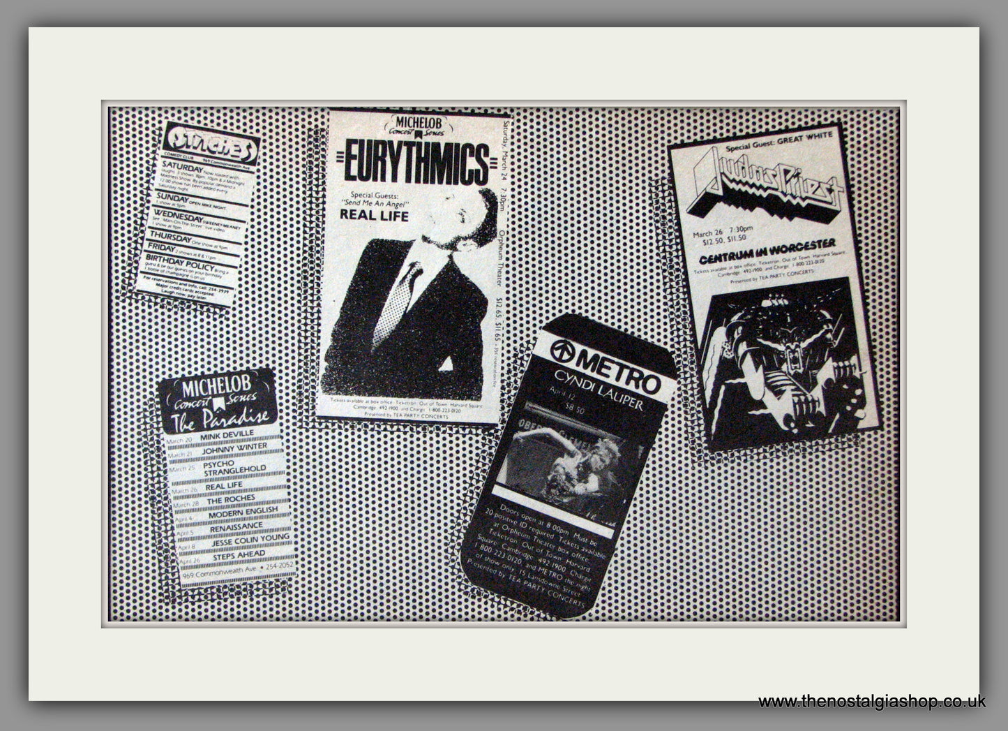 Eurythmics. Real Life. Original Advert 1984 (ref AD52872)