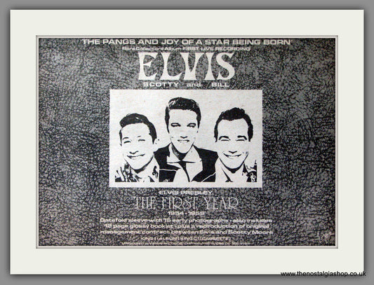 Elvis. 1954-55, The First Year. Original Advert 1980 (ref AD52920)