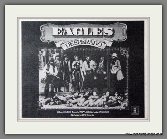 Eagles (The) Desperado. Original Advert 1973 (ref AD52930)