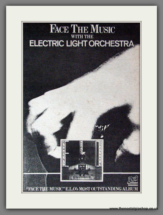 Electric Light Orchestra. Face The Music. Original Advert 1976 (ref AD53225)