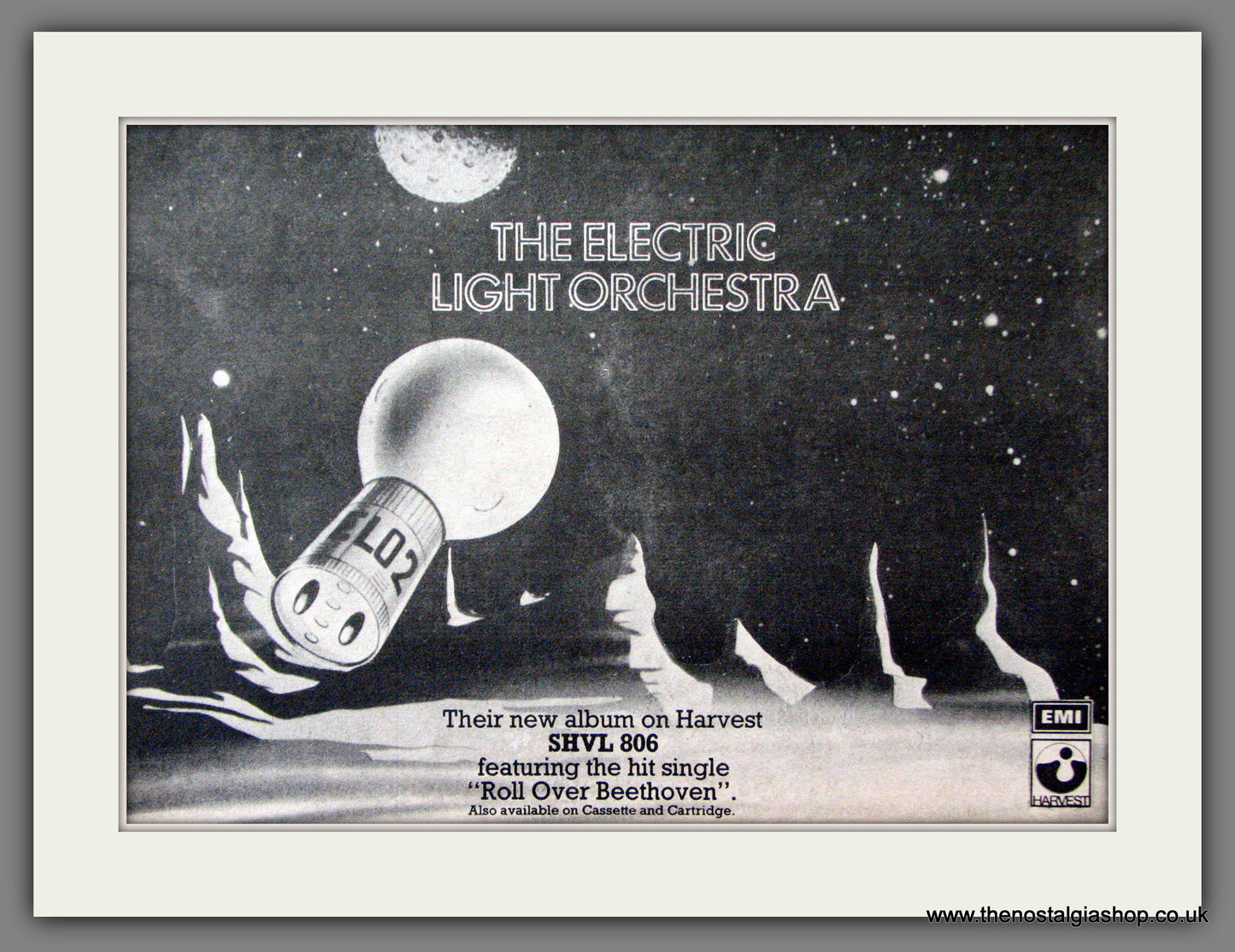 Electric Light Orchestra. SHVL 806. Original Advert 1973 (ref AD53226)