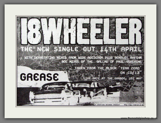 Eighteen Wheeler. Grease. Original Advert 1997 (ref AD53230)