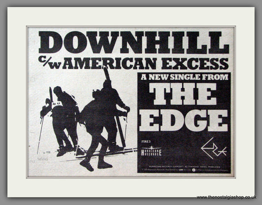 The Edge. Downhill. Original Advert 1979 (ref AD53438)