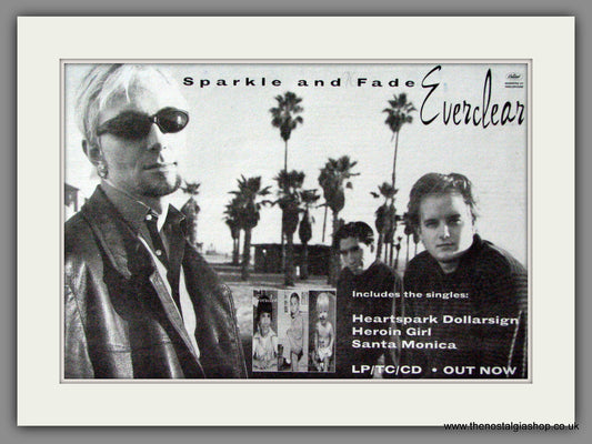 Everclear. Sparkle and Fade. Original Advert 1996 (ref AD53447)