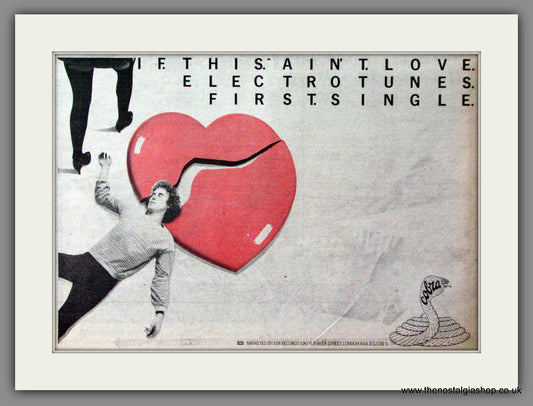 Electro Tunes. If This Ain't Love. Original Advert 1980 (ref AD53456)