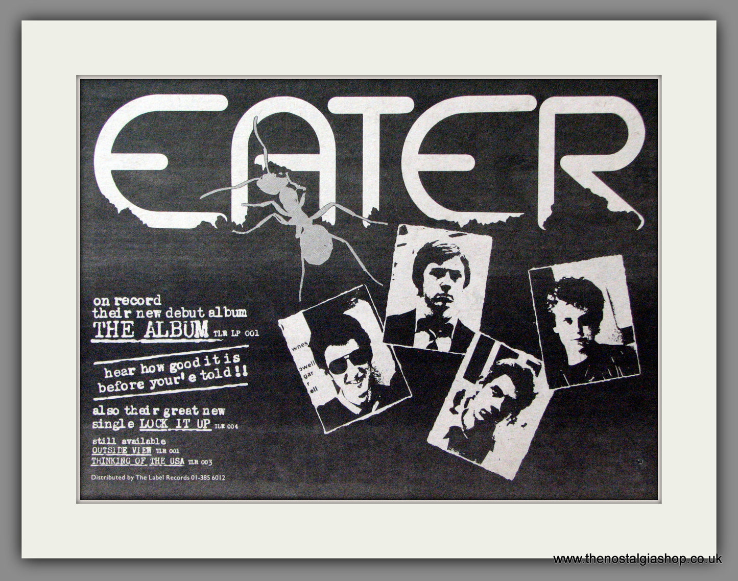 Eater, Debut Album. Original Advert 1977 (ref AD53459)