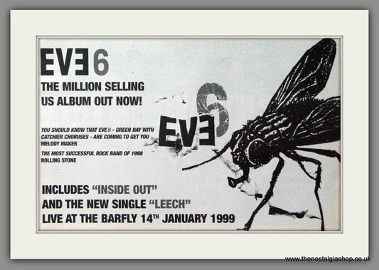 Eve 6 New Album. Original Advert 1999 (ref AD53471)