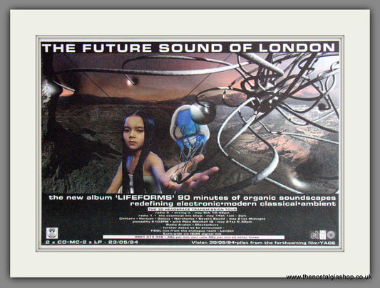 Future Sound Of London. Lifeforms. Original Advert 1994 (ref AD53096)