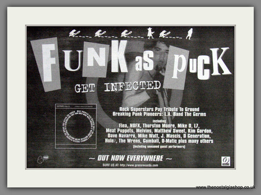 Funk As Puck, Get Infected. 1996 Original Advert (ref AD53138)