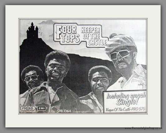 Four Tops, Keeper Of The Castle. 1972 Original Advert (ref AD53236)