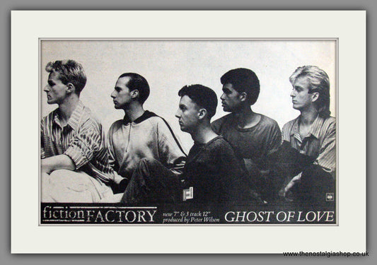 Fiction Factory, Ghost Of Love. 1984 Original Advert (ref AD53238)