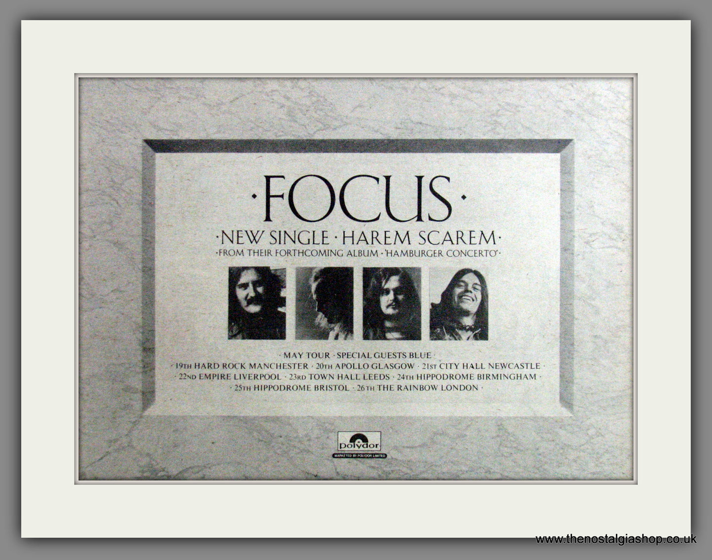 Focus, Harem Scarem. 1974 Original Advert (ref AD53412)