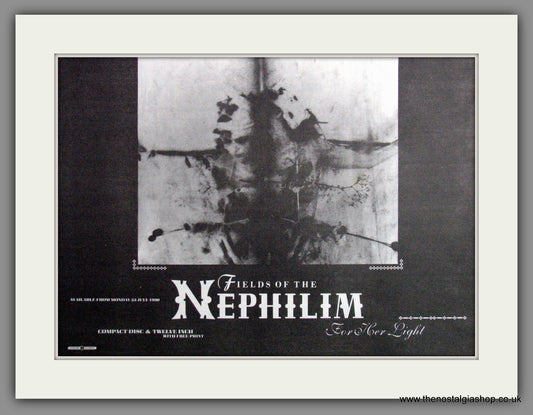 Fields Of The Nephilim, Foe Her Light. 1990 Original Advert (ref AD53501)