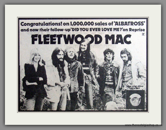 Fleetwood Mac. Albatross Original Advert 1973 (ref AD53523)