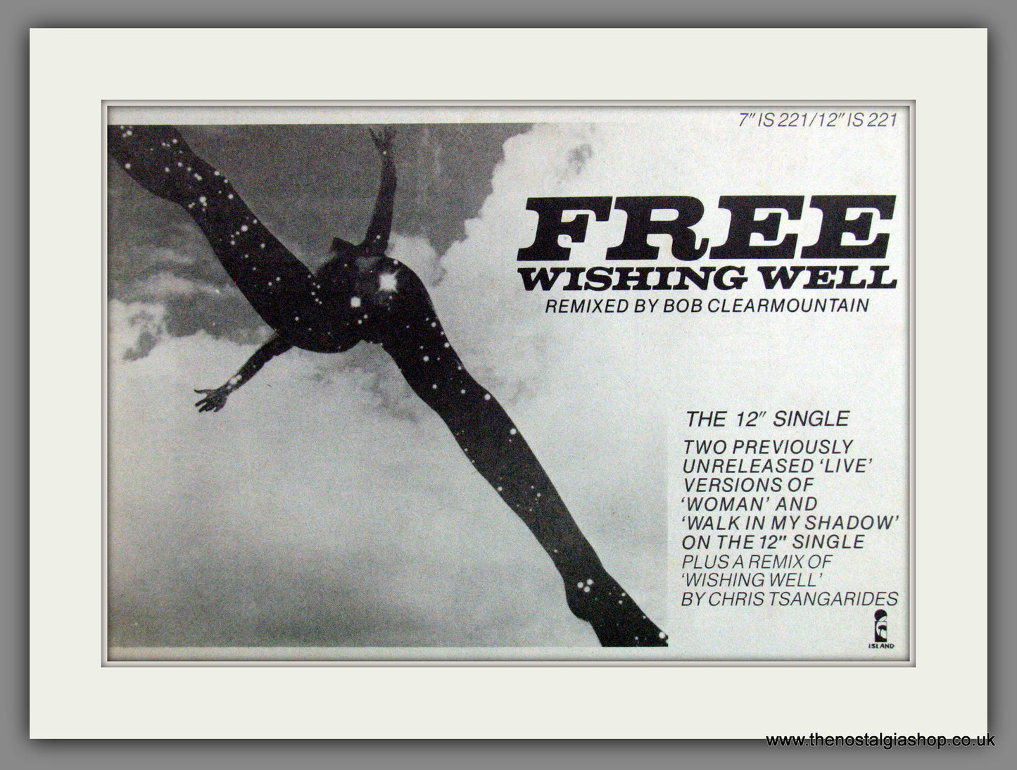 Free, Wishing Well Remix. 1985 Original Advert (ref AD53544)