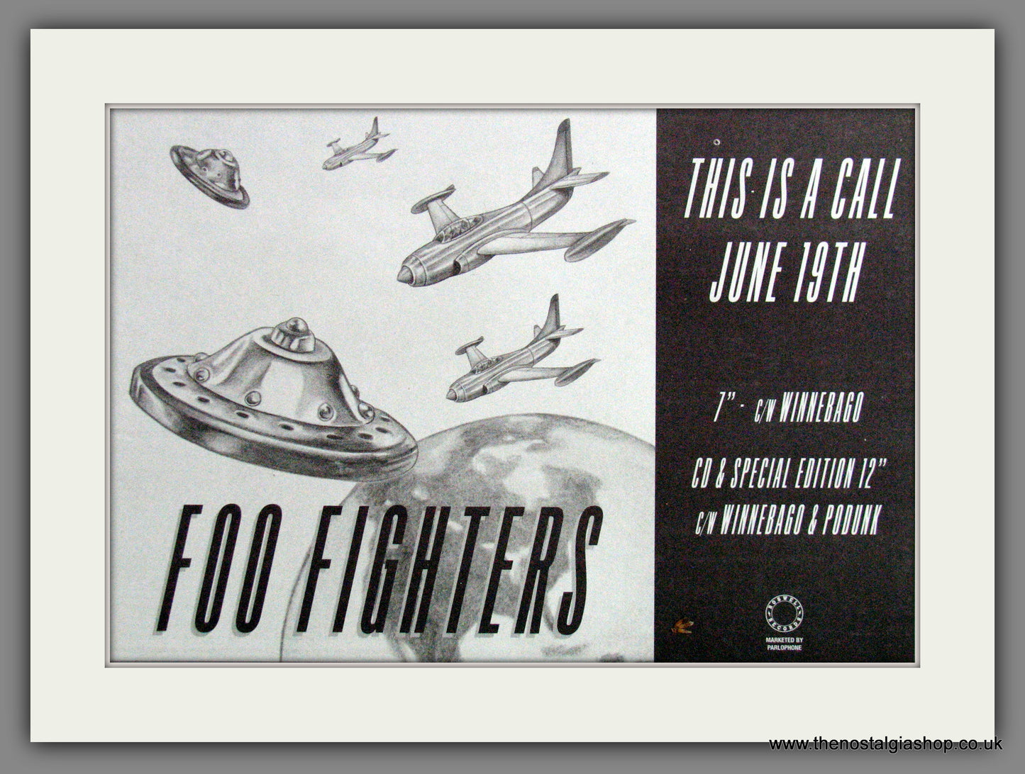 Foo Fighters, This Is A Call. 1995 Original Advert (ref AD53558)