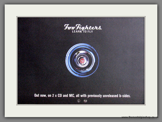 Foo Fighters, Learn To Fly. 1999 Original Advert (ref AD53559)