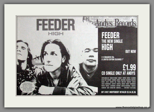 Feeder, High. 1997 Original Advert (ref AD53562)