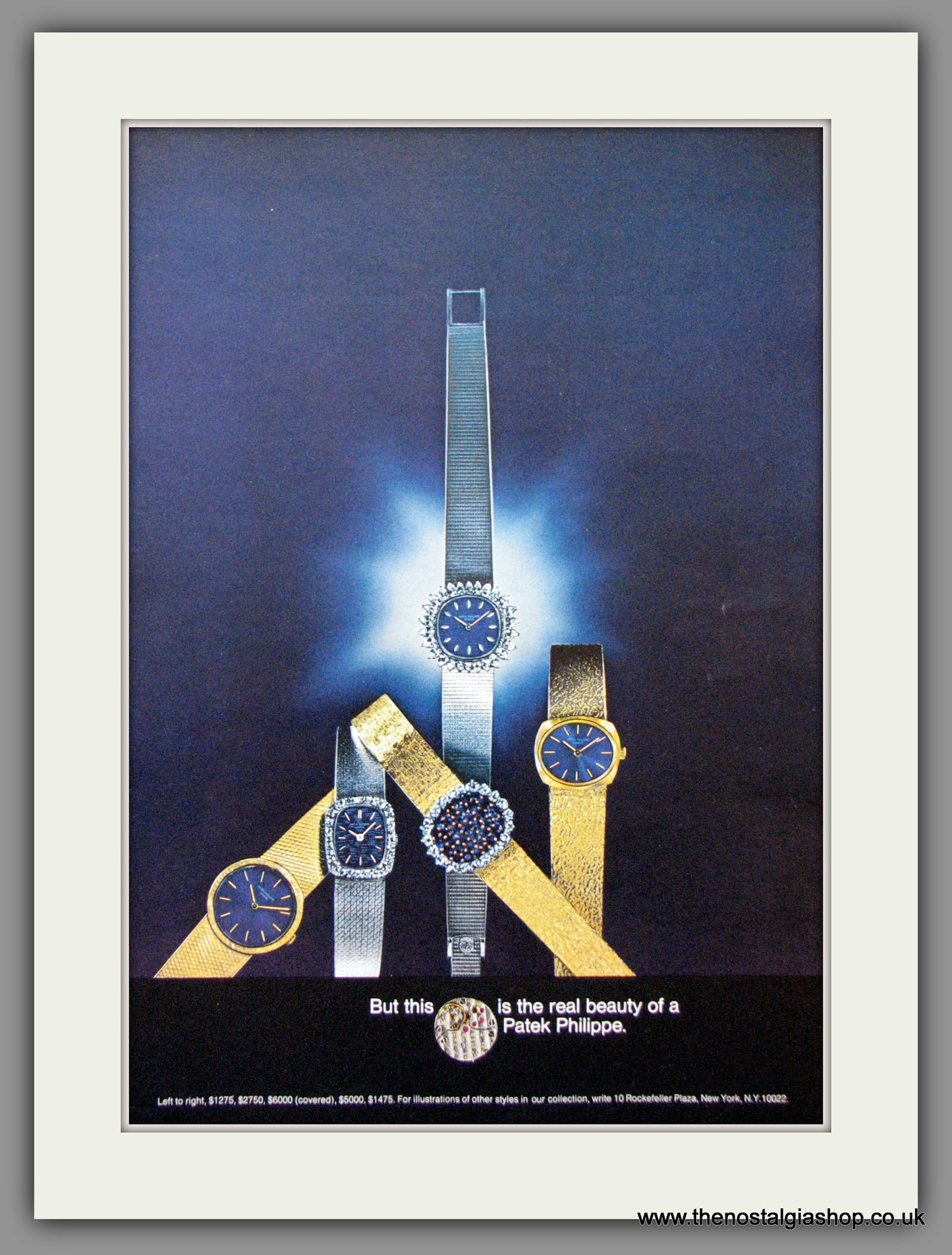 Patek Philippe Watches. Original American Advert 1970 (ref AD52977)