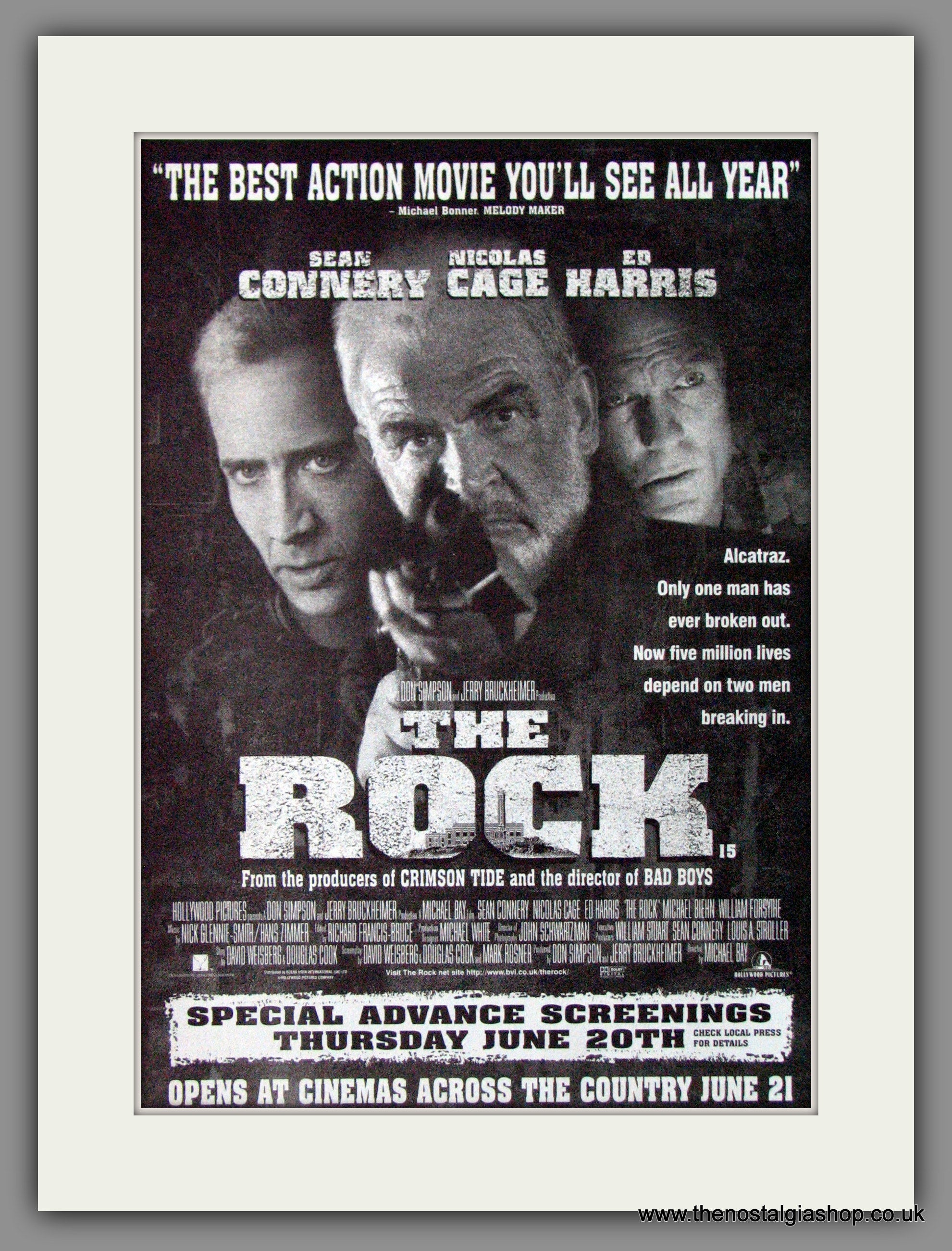 The Rock. 1996 Original Advert (ref AD54017) – The Nostalgia Shop