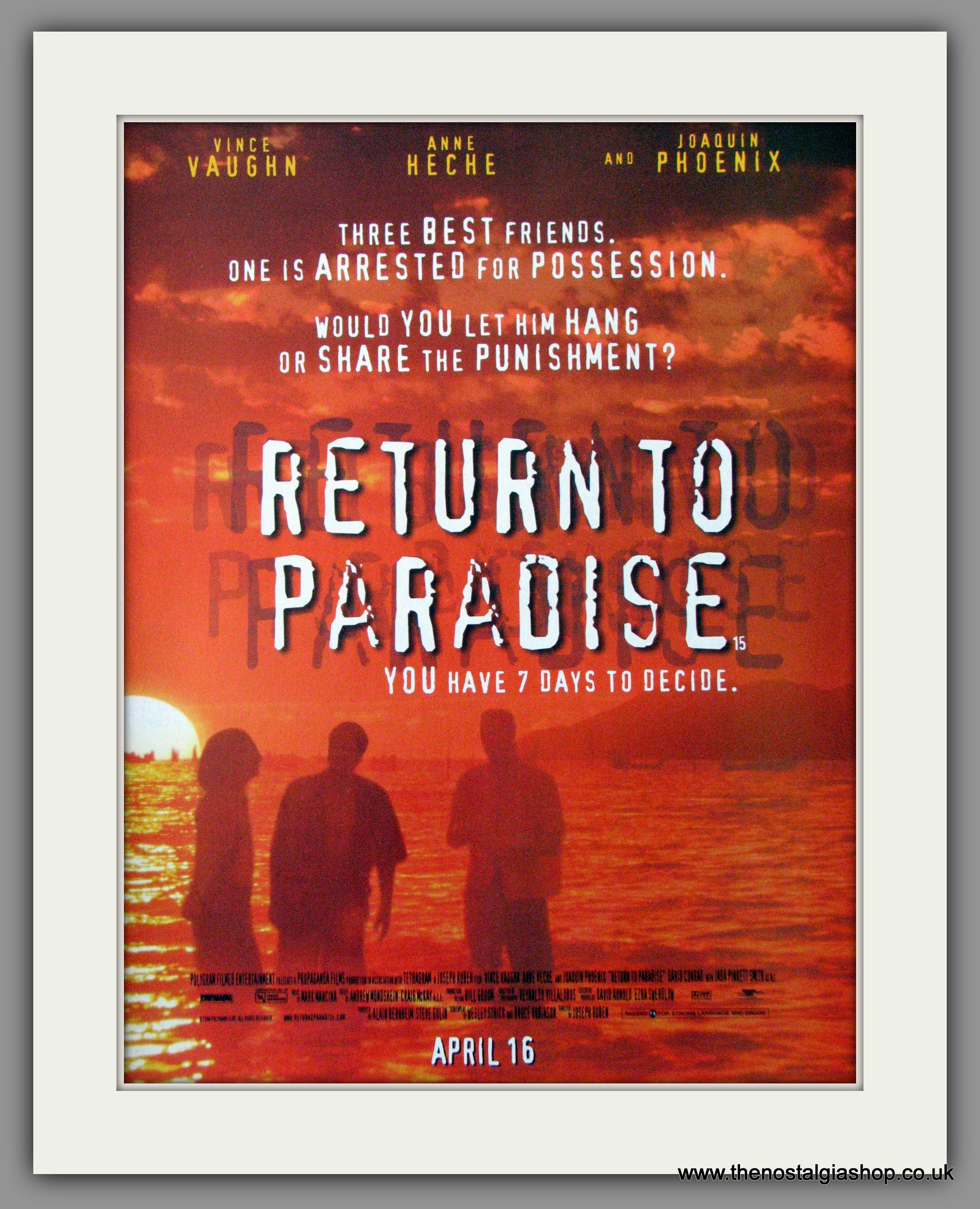 Return To Paradise. 1999 Original Advert (ref AD54026) – The Nostalgia Shop