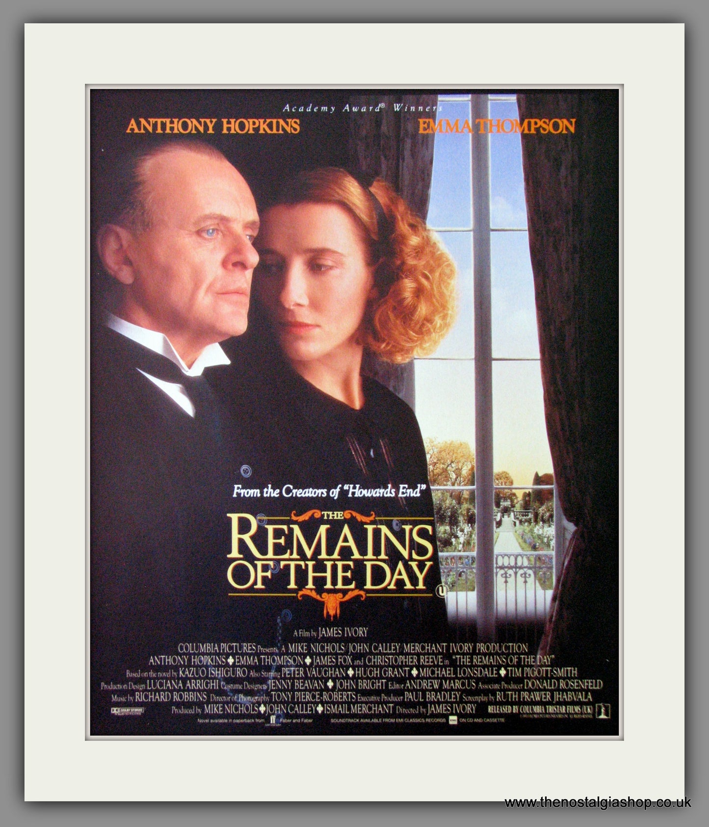 The Remains Of The Day. 1993 Original Advert (ref AD54048)