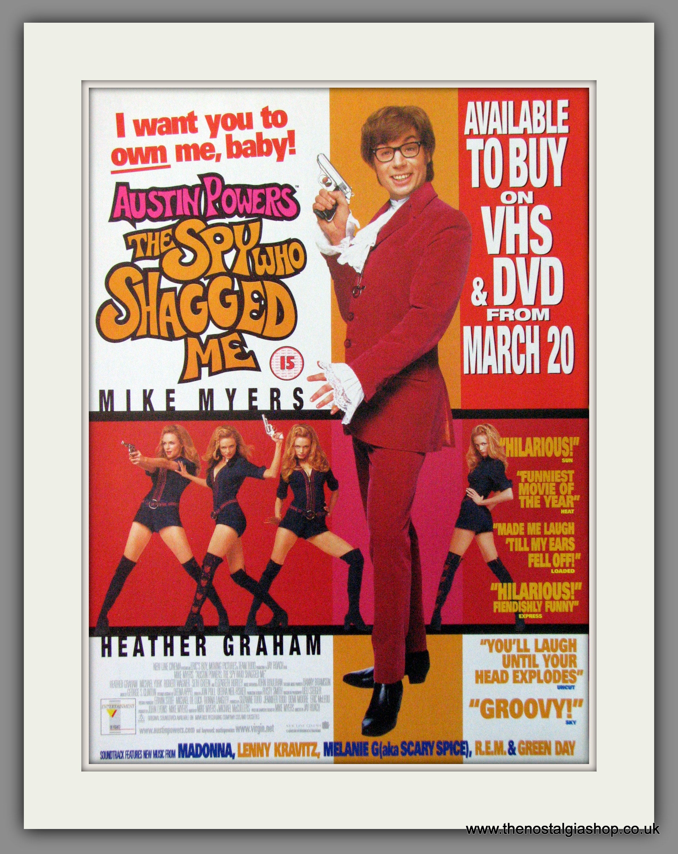 The Spy Who Shagged Me. 2000 Original Advert (ref AD54149) – The ...