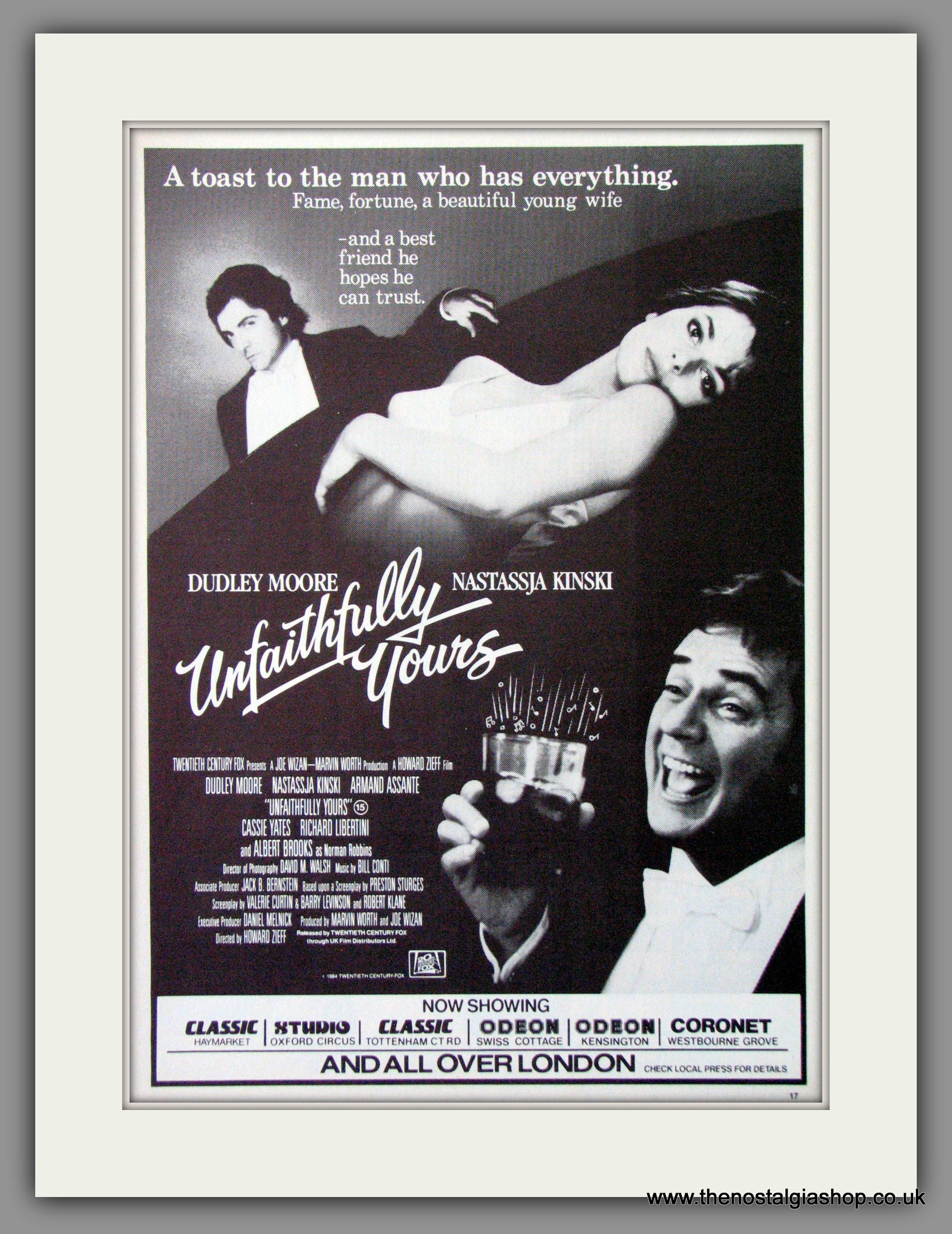 Unfaithfully Yours. 1984 Original Advert (ref AD54320) – The Nostalgia Shop