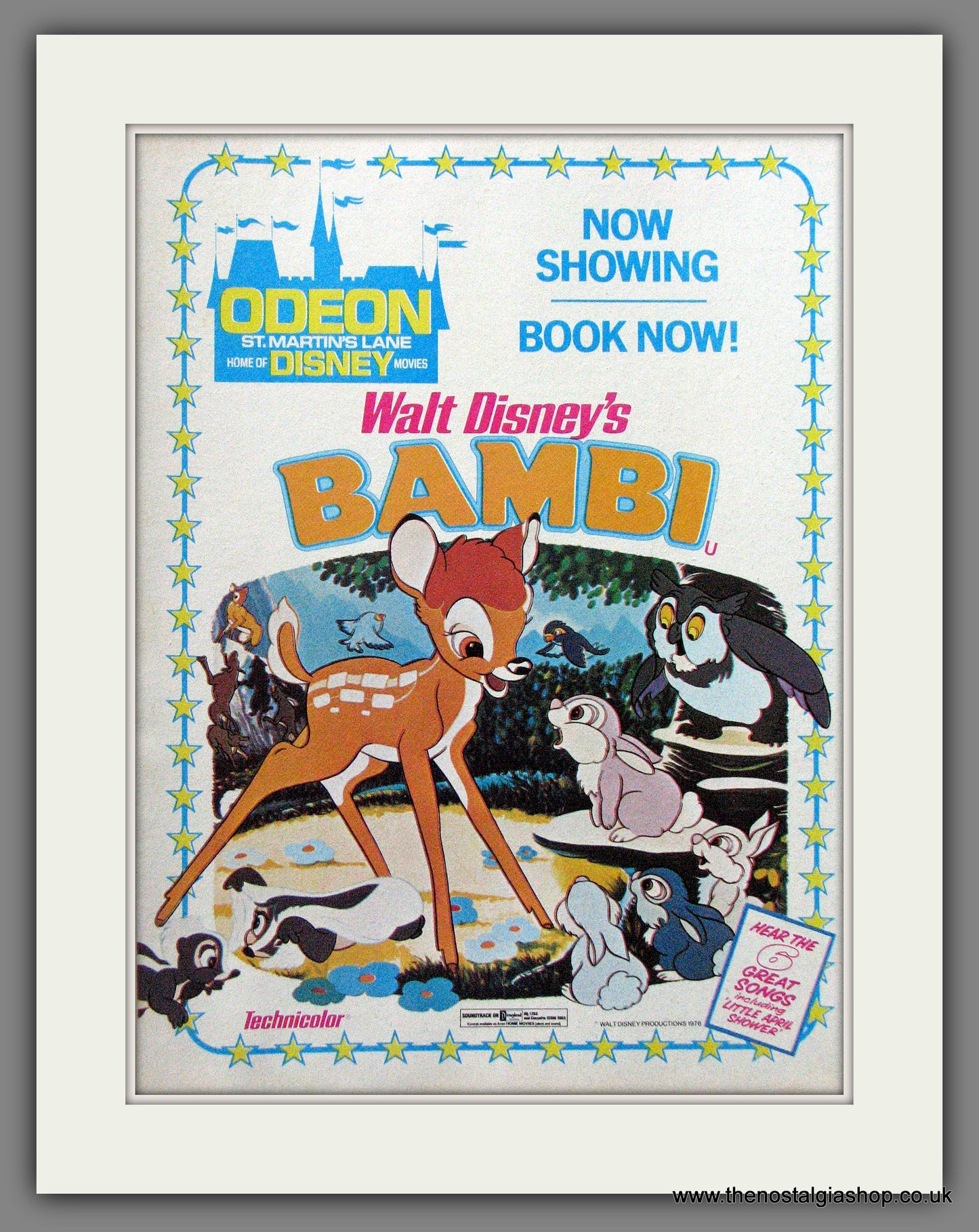 Bambi. Walt Disney. Original Advert 1976 (ref AD53483)