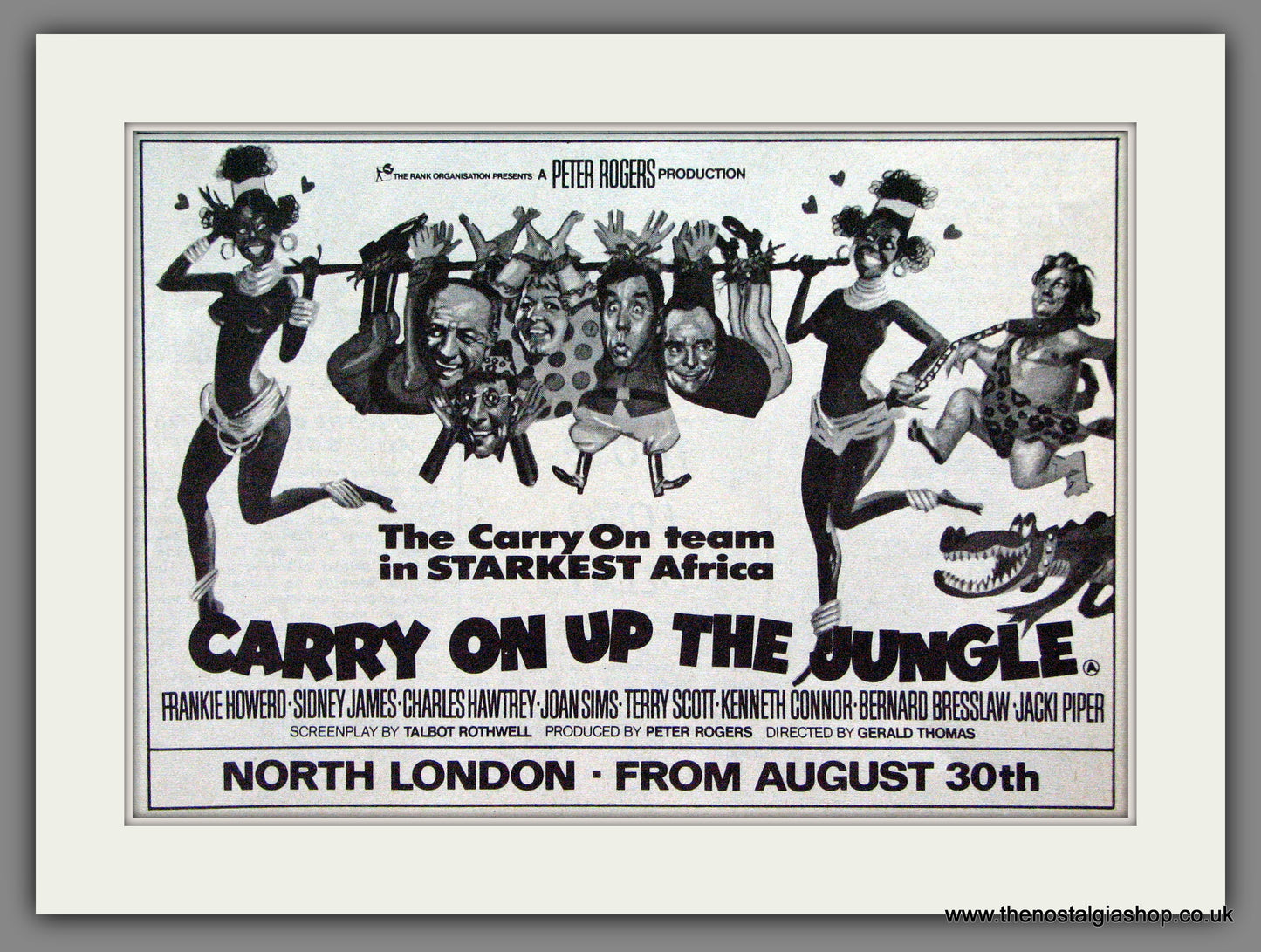 Carry On Up The Jungle. 1970 Original Advert (ref AD53710)