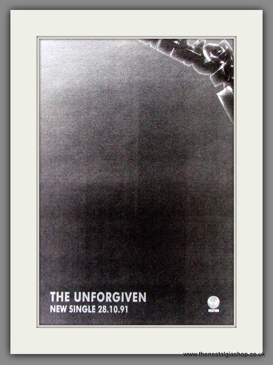 Metallica. The Unforgiven. 1991 Original Advert (ref AD53914)