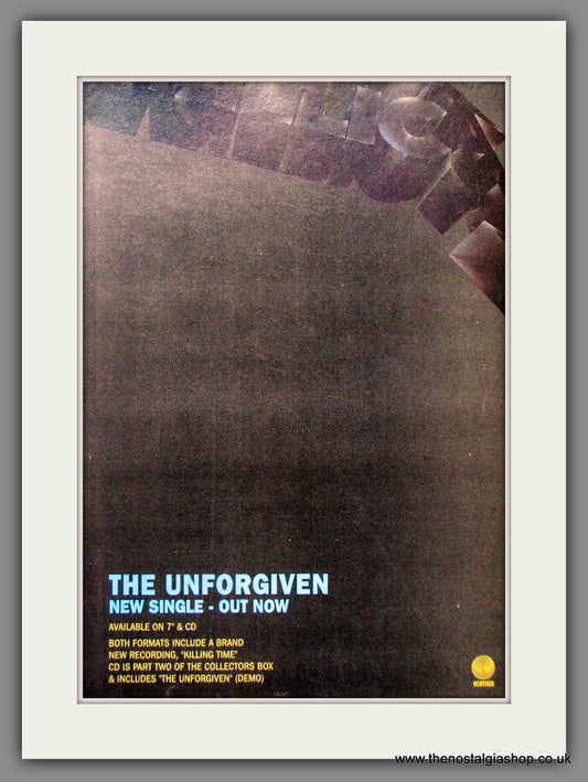 Metallica. The Unforgiven. 1991 Original Advert (ref AD53915)