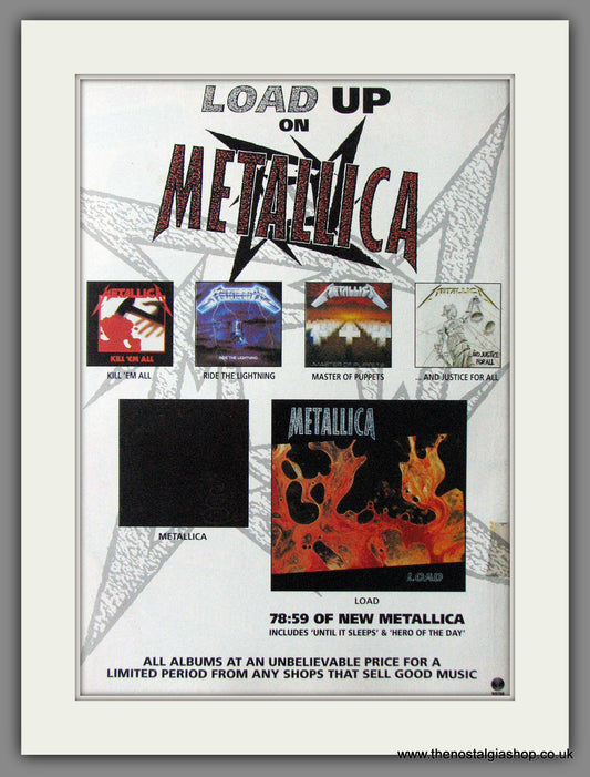 Metallica. Selection. 1995 Original Advert (ref AD53948)