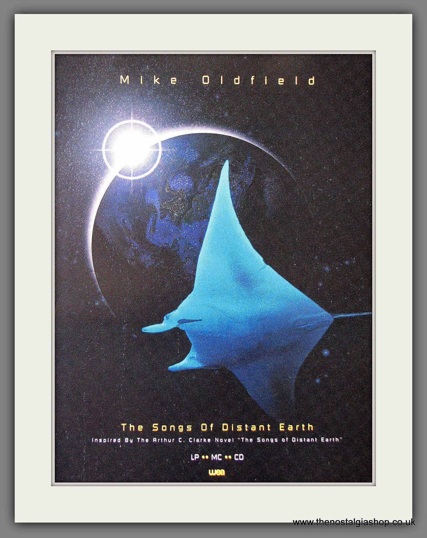 Mike Oldfield. The Songs Of Distant Earth. 1995 Original Advert (ref AD53975)