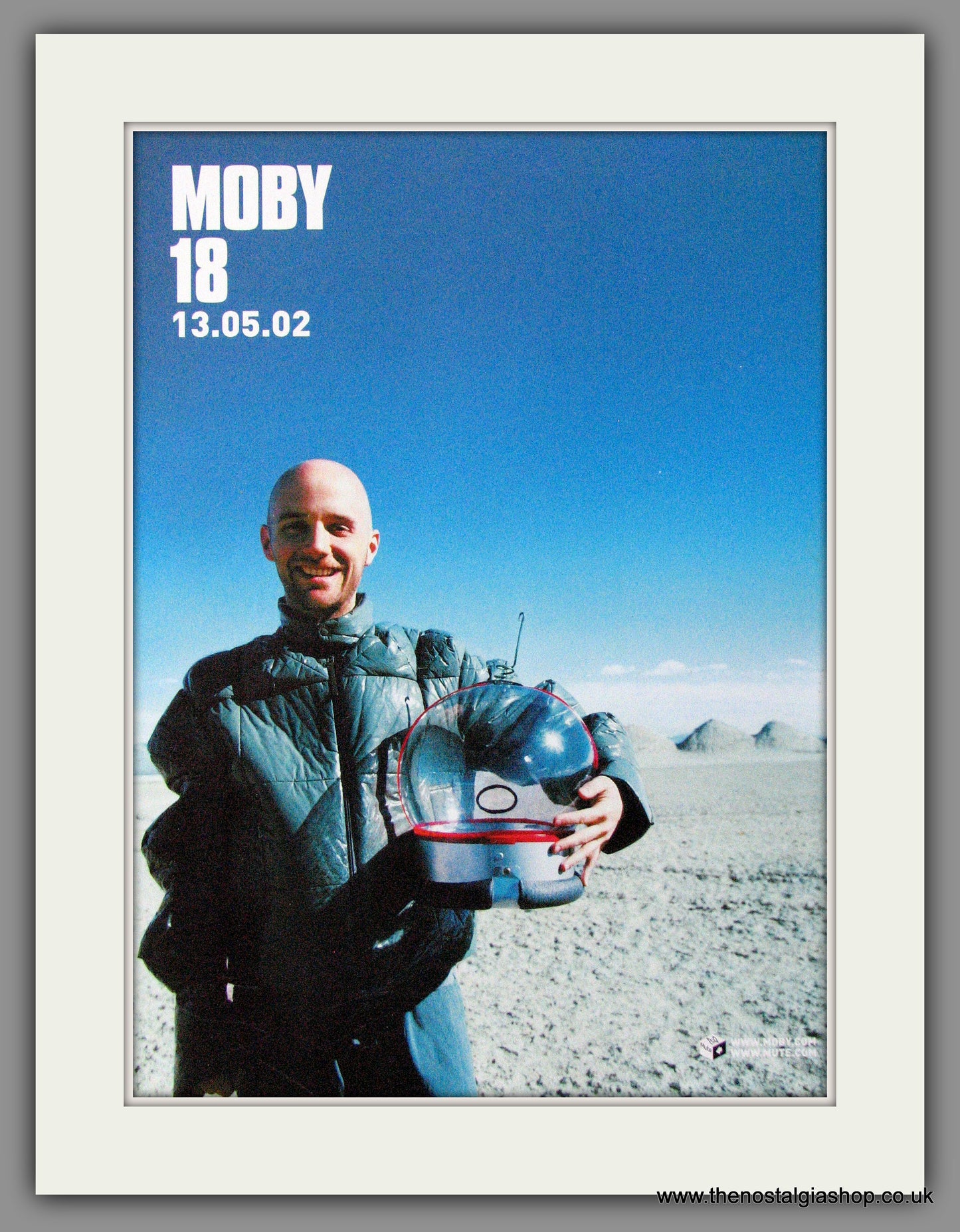 Moby. 18. 2002 Original Advert (ref AD54054)