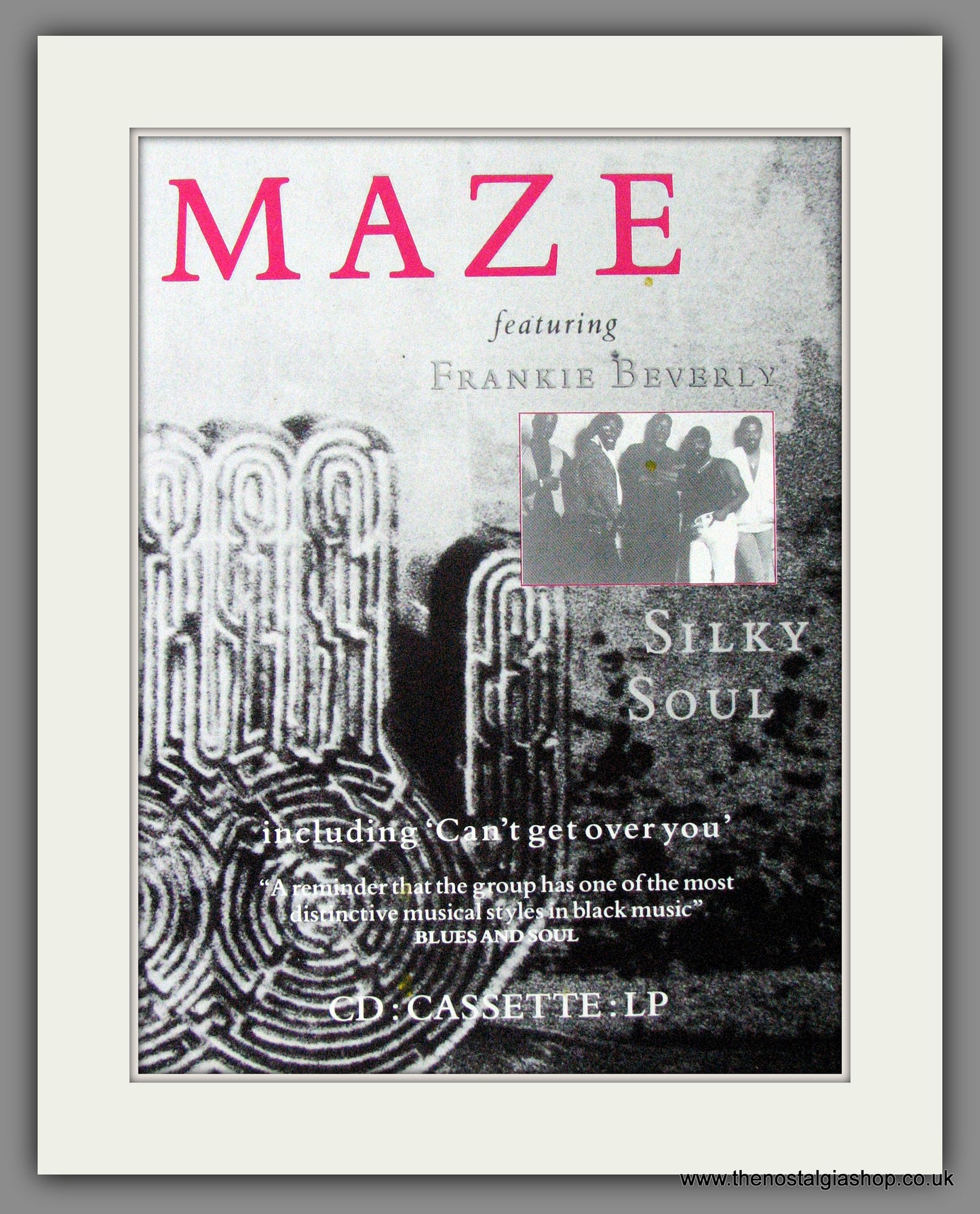 Maze. Silky Soul. 1989 Original Advert (ref AD54076)