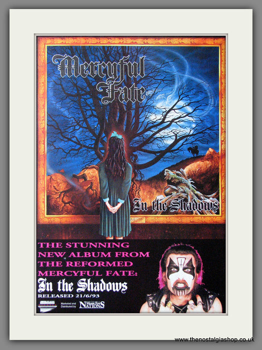 Mercyful Fate. In The Shadows. 1993 Original Advert (ref AD54126)