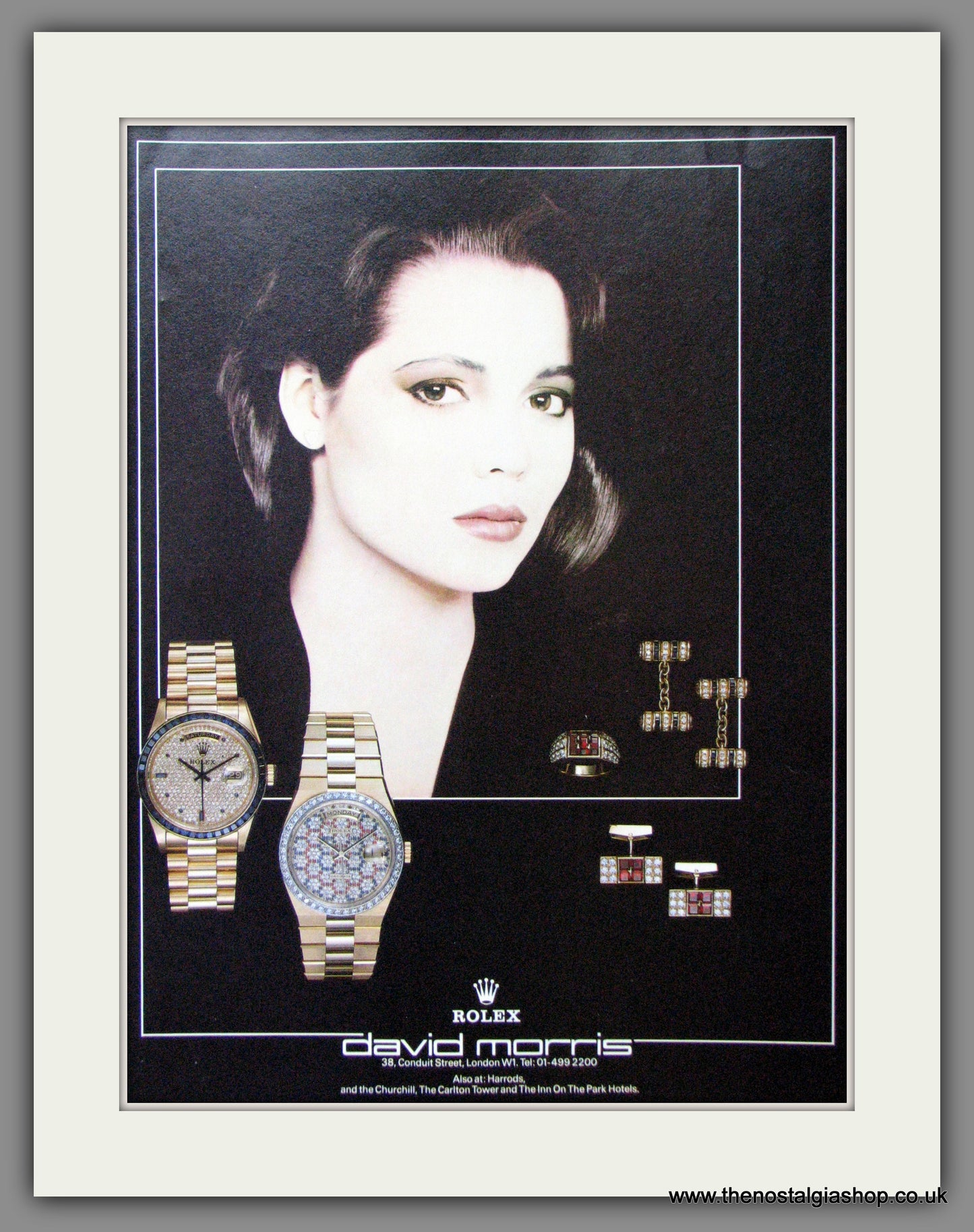 Rolex. David Morris. Original Advert 1983 (ref AD54353)