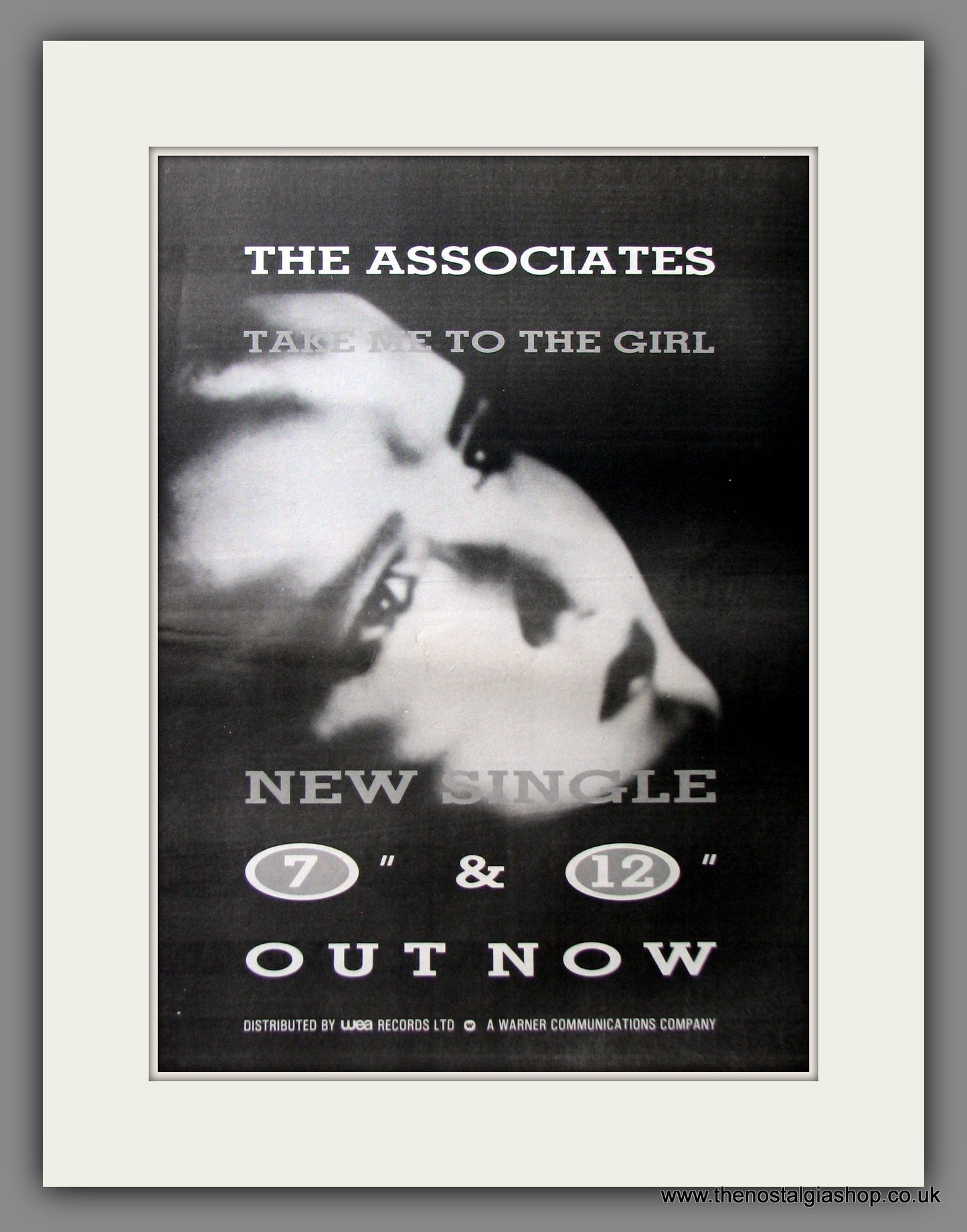 Associates (The). Take Me To The Girl. Original Advert 1985 (ref AD11554)