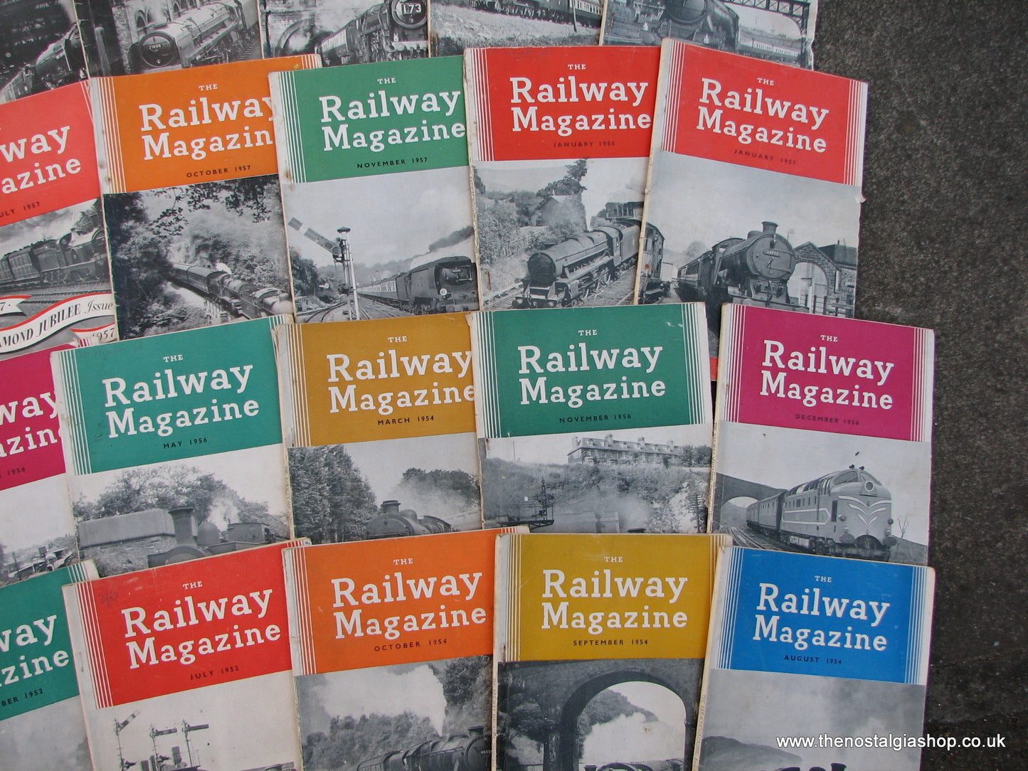 Railway Magazines 1940's - 1960's. 57 issues. Job Lot. Collection.