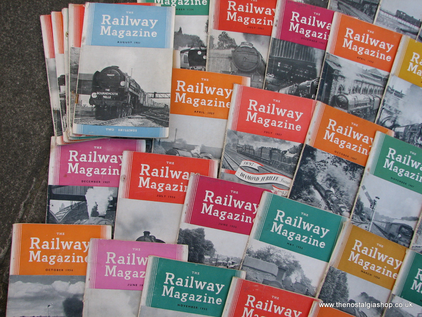 Railway Magazines 1940's - 1960's. 57 issues. Job Lot. Collection.